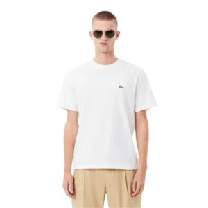 LACOSTE CAMISETA HOMBRE TH7318 00 001 BLANCO