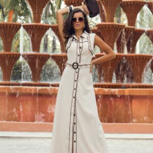 CAMALEONICA VESTIDO MUJER VESTIDO COLIBRI TOSTADO