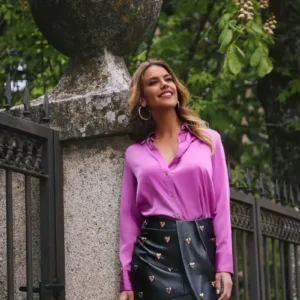 CAMALEONICA FALDA MUJER VERA NEGRO