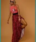 CAMALEONICA FALDA MUJER RIGOBERTA BURDEOS