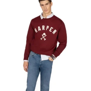 HARPER AND NEYER SUDADERA HOMBRE 404125026 BURDEOS
