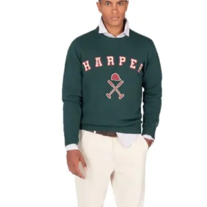 HARPER AND NEYER JERSEY HOMBRE 601125006 VERDE BOTELLA