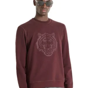 ANTONY MORATO SUDADERA HOMBRE MMFL01088 GRANATE