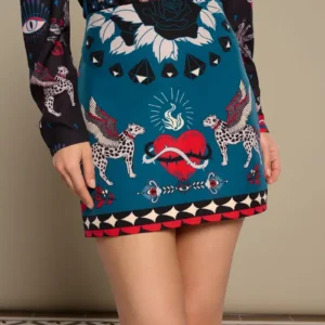 MINUETO FALDA MUJER 252-112 AZUL