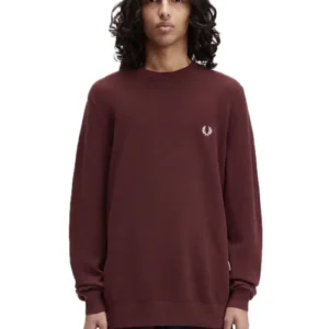 FRED PERRY JERSEY HOMBRE K1309 597 BURDEOS
