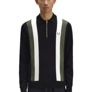 FRED PERRY JERSEY HOMBRE K1354 102 NEGRO