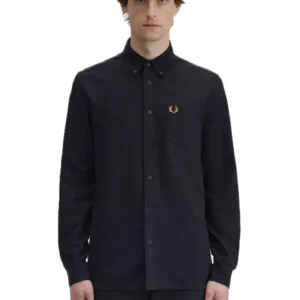 FRED PERRY CAMISA HOMBRE M5516 NEGRO