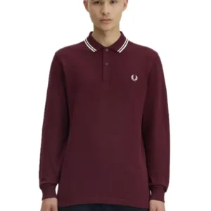 FRED PERRY POLO HOMBRE M3636 597 BURDEOS