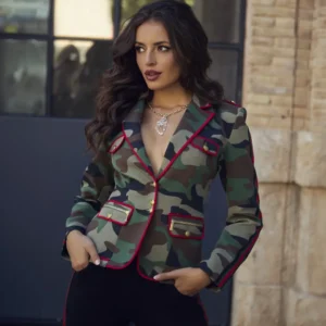 CAMALEONICA AMERICANA MUJER BLAZER FULGURITA UNICO