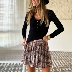 CAMALEONICA JERSEY MUJER JERSEY ROSA NEGRO